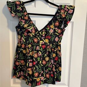 Kate Spade Multicolor Floral Blouse